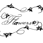 Flowers: Word Graphic